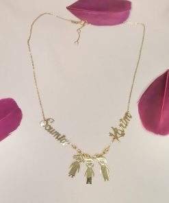 Collier En Or "Enfants Avec Prénoms"
