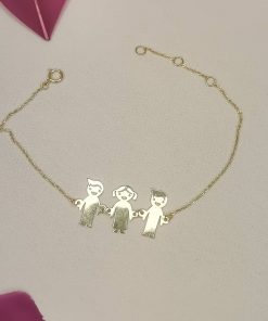 Bracelet En Or "Enfants"